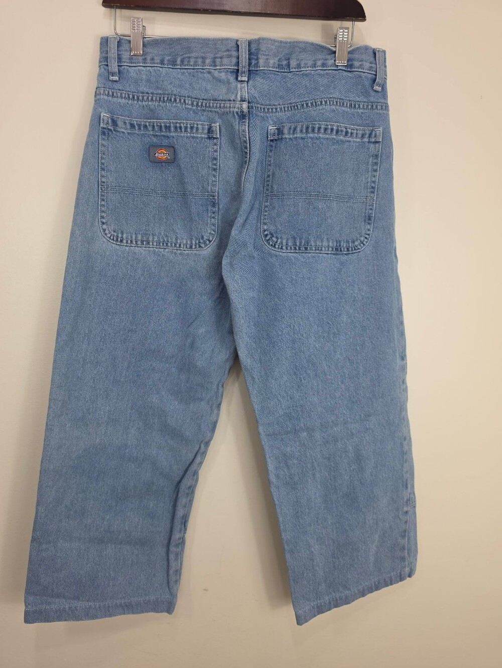 Dickies Men's Light Blue Carpenter Loose Fit Jeans